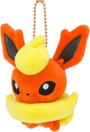 Produktbild Pokémon Flareon Dolls Plush Mascot Key Chain - 12 cm
