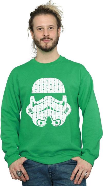 Produktbild Star Wars Christmas Stormtrooper Helmet Sweatshirt (S)