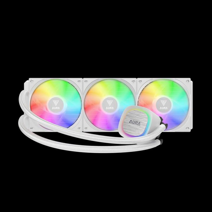 Actual product image Gamdias Aura GL360 V2 WH Power supply 360W EU White retail (360 W)