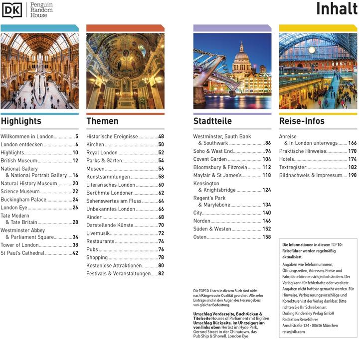 Actual product image DK Top Ten London (German, Roger Williams, 2025)