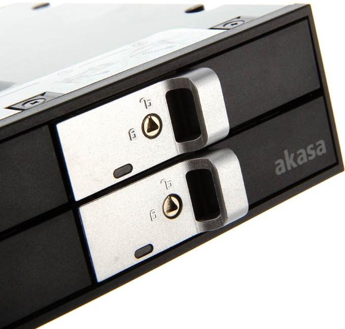 Immagine prodotto Akasa Telaio per unità Elite da 5,25 pollici per quattro HDD/SSD da 2,5 pollici