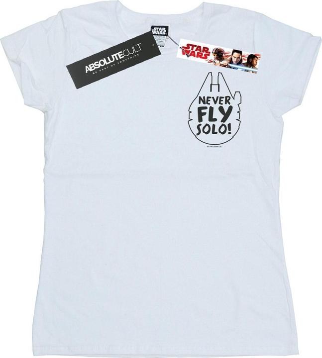 Star Wars Never Fly Solo TShirt (M)