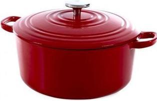 BK Bourgogne Braadpan - 28 cm - Chili Red (28 cm, Cocotte + faitout)