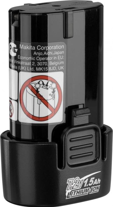 Immagine prodotto Makita Batteria BL7015 (7.2V, 1.5Ah, Li-Ion) (7.2 V)