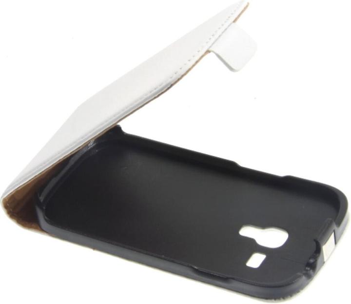 Actual product image OEM Slim leather Flip Case Galaxy S3 mini - White (Samsung Galaxy S3 Mini)