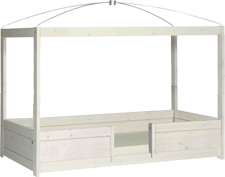 Produktbild Lifetime Kidsrooms Himmelbett 4 in 1 mit Himmel, Inkl. Roll Lattenrost (90 x 200 cm)