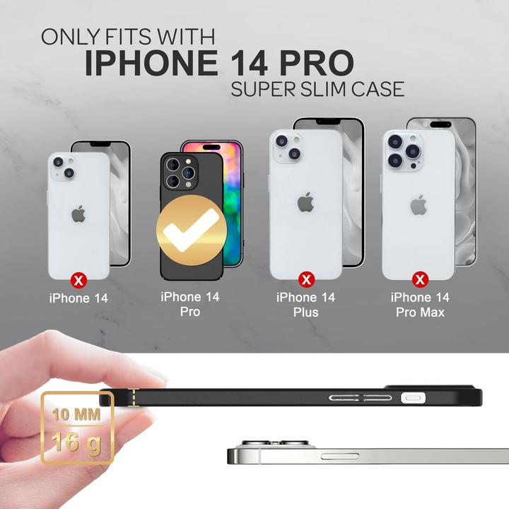 Produktbild Nalia Extra Dünne Handyhülle (Apple iPhone 14 Pro)