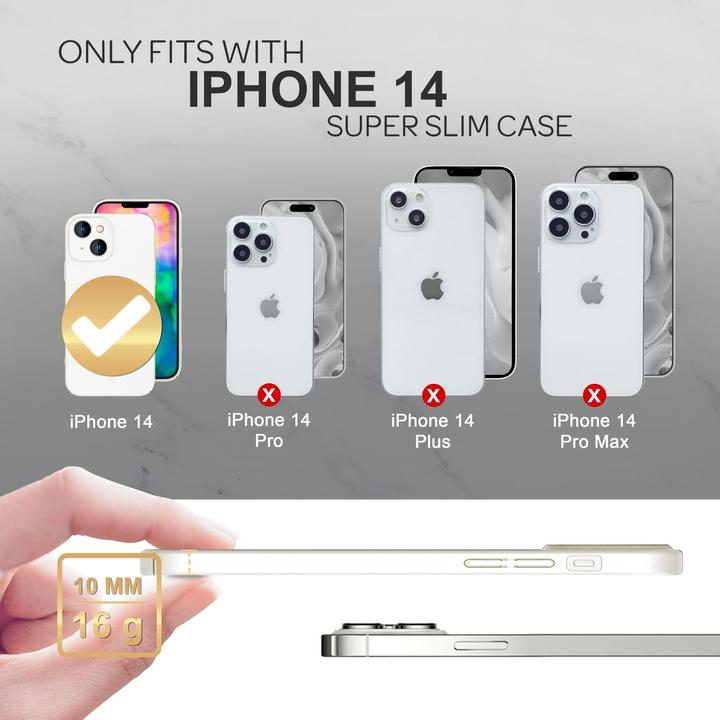 Actual product image Nalia Extra Thin Mobile Phone Case (Apple iPhone 14)