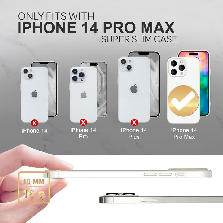 Actual product image Nalia Extra Thin Mobile Phone Case (Apple iPhone 14 Pro Max)
