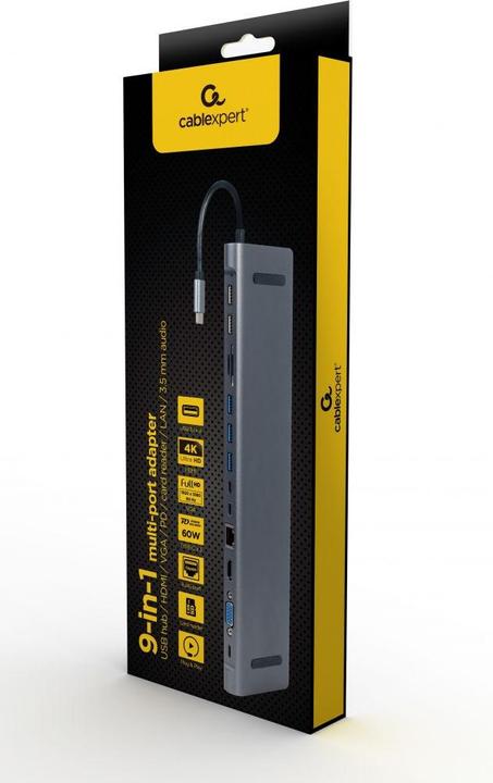 Actual product image Gembird Multiport (USB-C, 12 Ports)