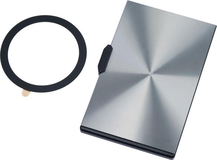 Troika EDELCARD Kartenetui MagSafe, diamantschlifftitanfarben