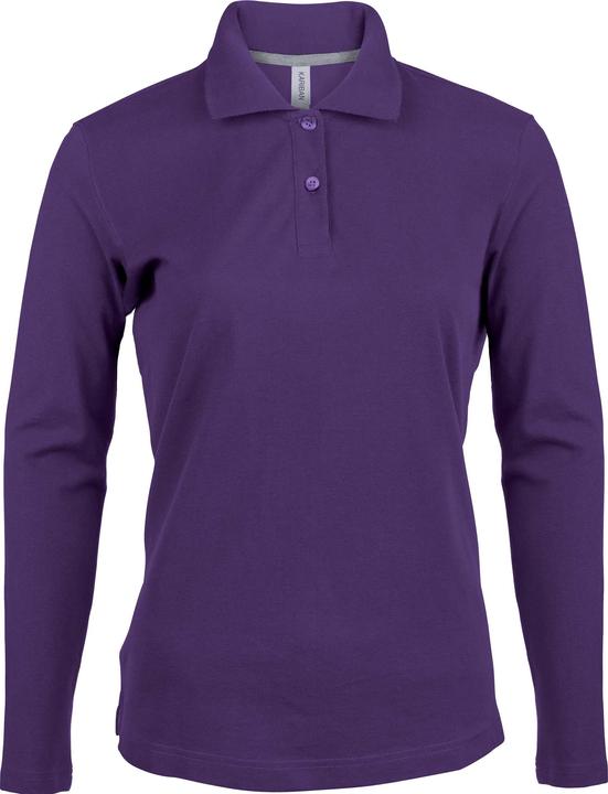Produktbild Kariban Damen Poloshirt mit langen Ärmeln (XL)