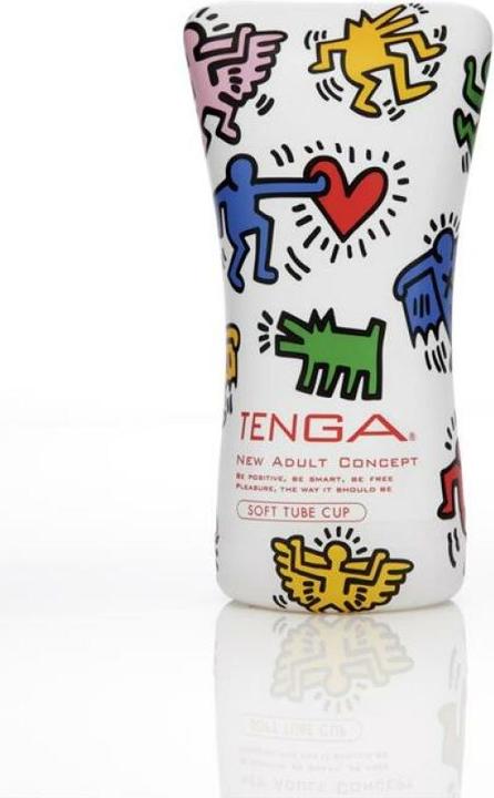 Productafbeelding Tenga Keith Haring Soft Case Cup 2, TPE Masturbator