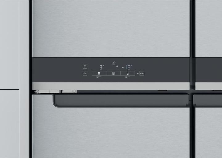 Produktbild Whirlpool WQ9 U2L Side-by-Side Kühlkombination Freistehend 594 l E Edelstahl (388 l)