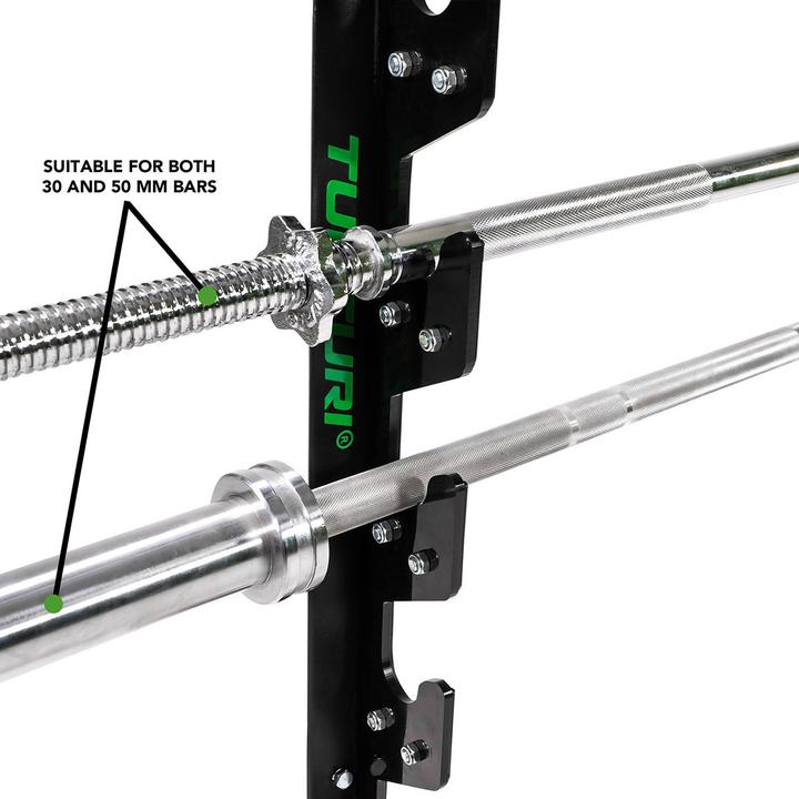 Actual product image Tunturi Wandhalterung für Hantelstangen