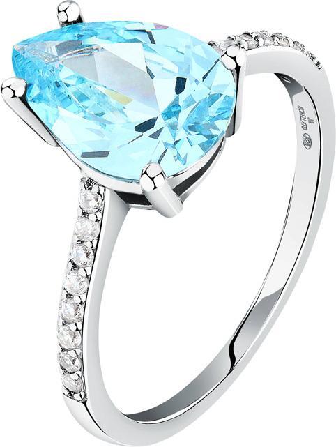 Image du produit Morellato Timeless silver ring with zircons Tesori SAIW2050 - Circuit : 58 mm (58, Argent 925)
