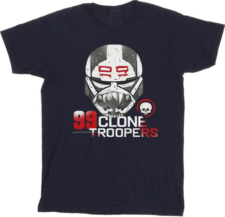 Actual product image Star Wars Mens The Bad Batch 99 Clone Troopers T-Shirt (L)