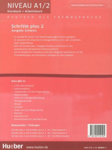 Produktbild Schritte plus 2. Ausgabe Schweiz. Kurs- und Arbeitsbuch (Deutsch, Daniela Niebisch, Franz Specht, 2011)