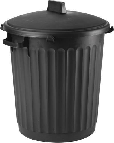EDA Gartenabfallbehälter mit Deckel 80 l (80 l)