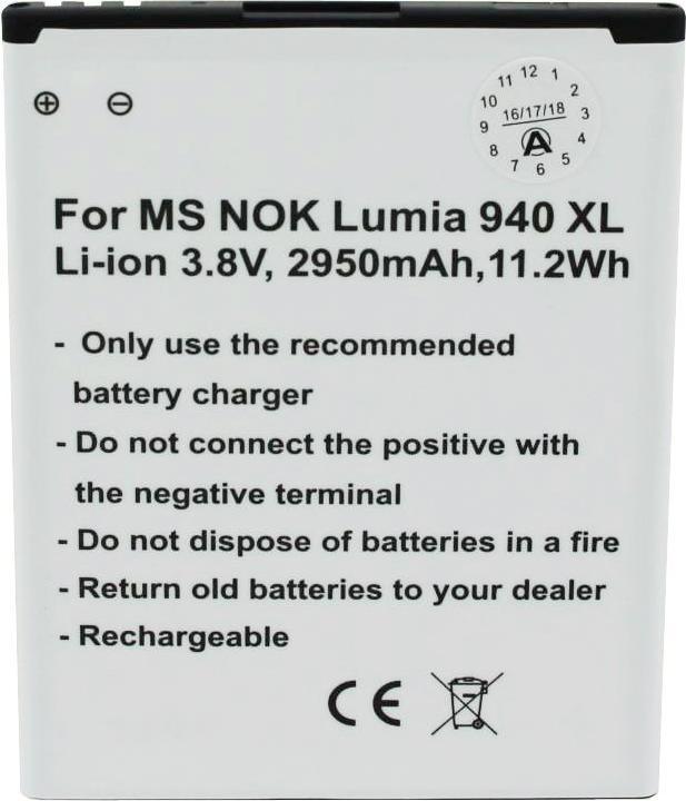 Produktbild Microsoft Akku Lumia 940 XL Akku BV-T4D, Nokia Lumia 940XL