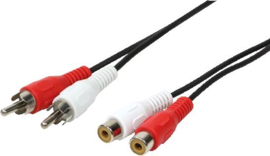 LogiLink Cavo di prolunga CA (5 m, Cinch)