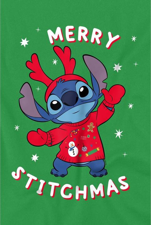 Immagine prodotto Lilo & Stitch Maglietta Cucitura Maglione di Natale Uomo (XXL)