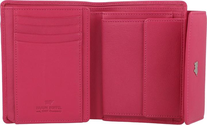 Actual product image Braun Büffel Joy wallet RFID protection leather 12 cm