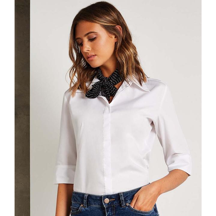 Actual product image Kustom Kit Continental blouse 34Sleeve length (44)