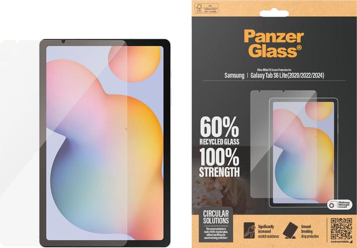 PanzerGlass Ultra-Wide Fit (1 Piece, Galaxy Tab S6 Lite (2022))