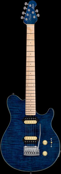Produktbild E-Gitarre, S.U.B., Axis AX3, Flame Maple Veneer Top, Neptune (E-Gitarre, Maple, mahogany, Die-cast chrome)