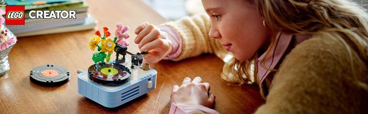 Produktbild LEGO Plattenspieler mit Blumen (31172, LEGO Creator Expert)