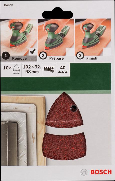 Produktbild Bosch Zubehör Schleifblatt-Set (40)