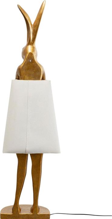 Produktbild Kare Design Stehleuchte Animal Rabbit Gold/Weiss 150cm (E27)