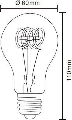 Immagine prodotto Globo Duban (E27, 4 W, 200 lm, 1 x, G)