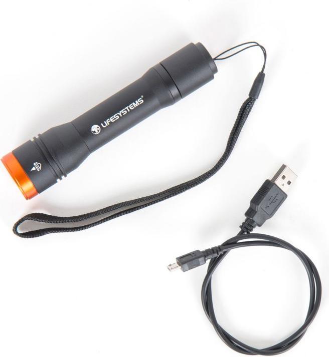 Immagine prodotto Lifesystems Torcia manuale Intensity 545, ricaricabile / batteria AAA (545 lm)