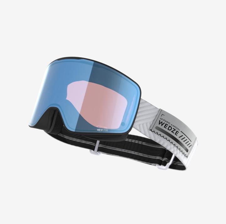 Actual product image Wedze Ski goggles snowboard goggles adults/children bad weather - G900 C HD white