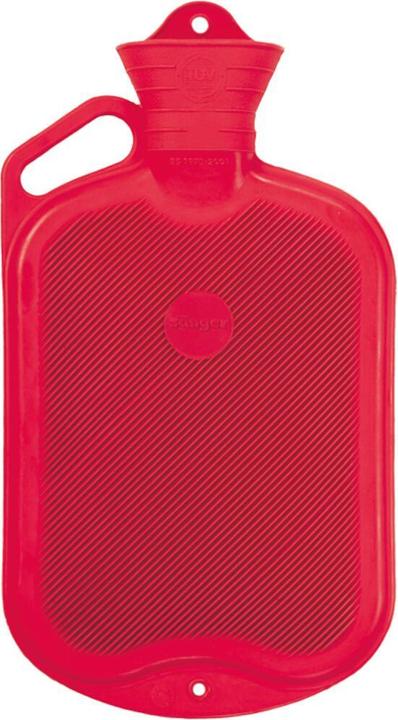 Produktbild Sänger Wärmflasche mit Griff 2,0 l, rot (0.40 l)