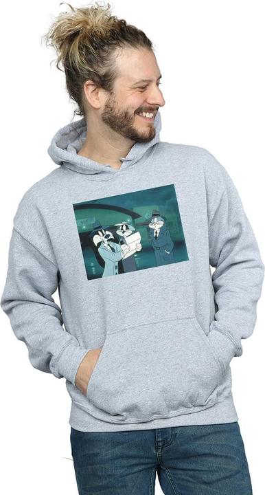 Image du produit Looney Tunes - Sweat à capuche BUGS BUNNY SYLVESTER LETTER - Homme (XXL)