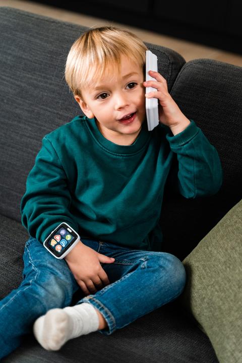 Actual product image KD Toys Mon Téléphone et sa montre (French, English)