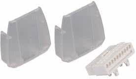 Produktbild Siteco Modario Stirnwand Schiene 5TR9016 1 Satz PC transparent incl Einspeisung