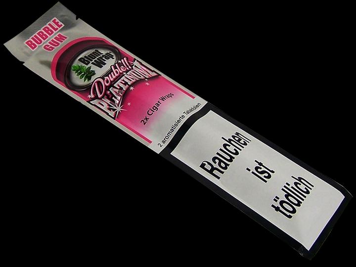 Immagine prodotto Blunt Wraps Doppio Platino Bubblegum 2 in 1