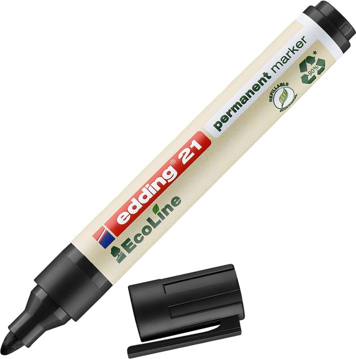 Actual product image Edding Permanent marker 21 (Black, 3 mm, 1 x)