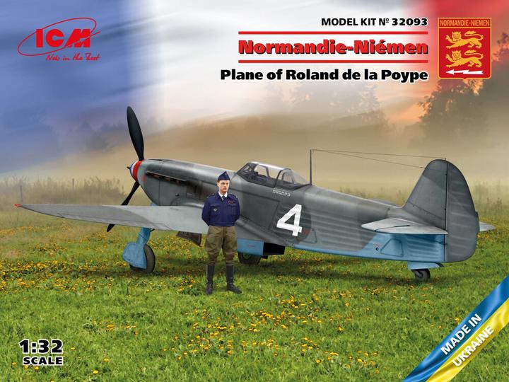 Produktbild ICM Normandie-Niemen. Plane of Roland de la Poype(Yak-9T w.Roland de la Poype figure