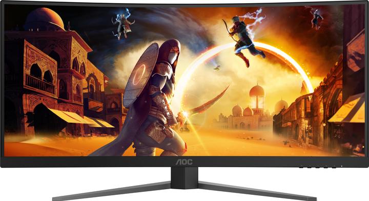 Actual product image AOC 86,4cm (34") CU34G4Z 21:09 2xHDMI+2xDP+USB blackred (3440 x 1440 pixels, 34")