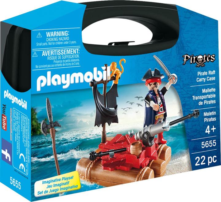 Playmobil Pirate Raft Carry Case (5655, Playmobil Pirates)