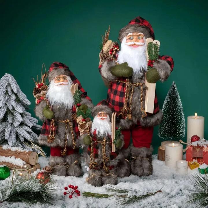 Actual product image DKD Home Decor Consumer electronics OEM SCANDINAVIAN SAINT CLAUS CHRISTMAS FIGURINE FOR CHRISTMAS PREMIUM 45CM (1 -part)