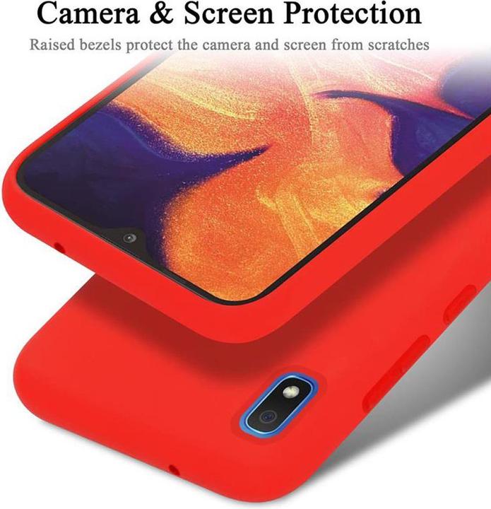 Actual product image Cadorabo TPU Liquid Silicone Case Cover (Samsung Galaxy A10, HTC One M10)