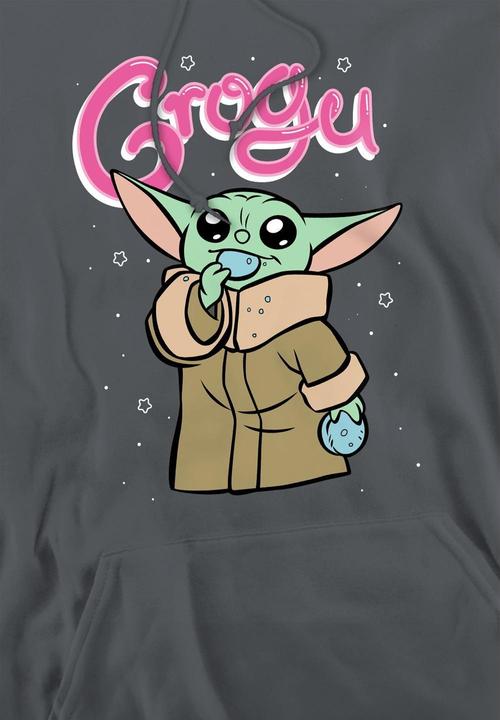 Actual product image Star Wars Mens Grogu Bubble Hoodie (S)