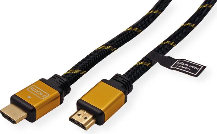 Produktbild Roline Gold HDMI High Speed Kabel, ST-ST 2,0m (2 m, HDMI)