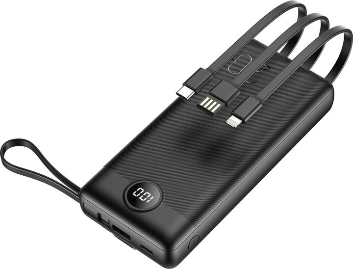 Produktbild Veger C20 Powerbank inkl. Kabel - 20'000mAh (20000 mAh, 10 W, 77 Wh)